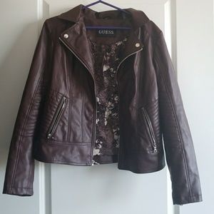 Guess Faux Leather Jacket